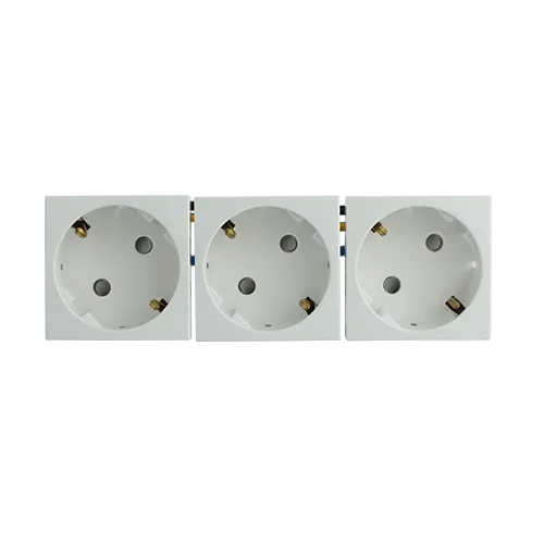 PRISE TRIPLE COUR SKO A/PROT - 6 MOD BLANC