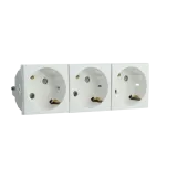 PRISE TRIPLE COUR SKO A/PROT - 6 MOD BLANC