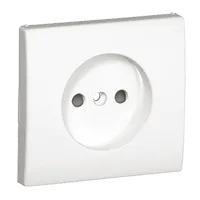 TAPA C/PROTECCIÓN P/BASE 2P BLANCA MATE