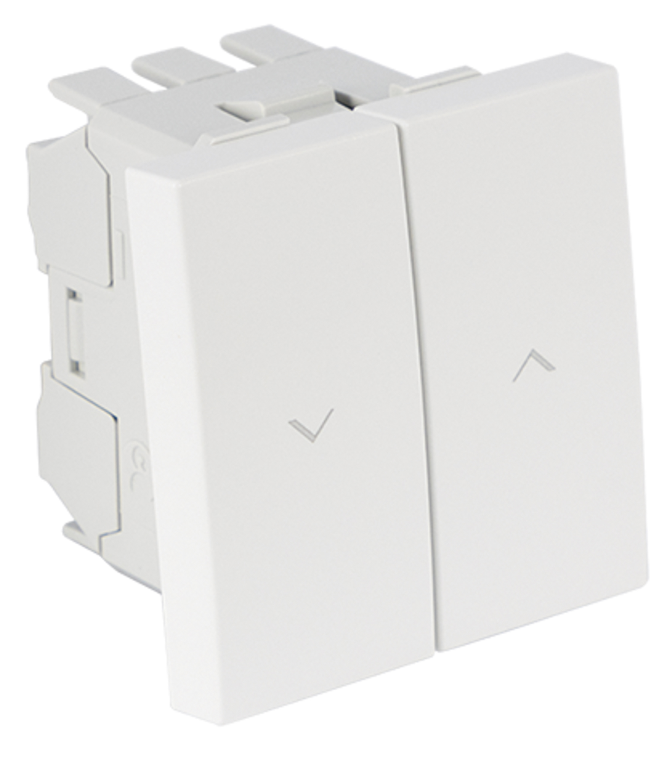 Venetian Double Push-button for multiple points Blinds Control - 2 Modules