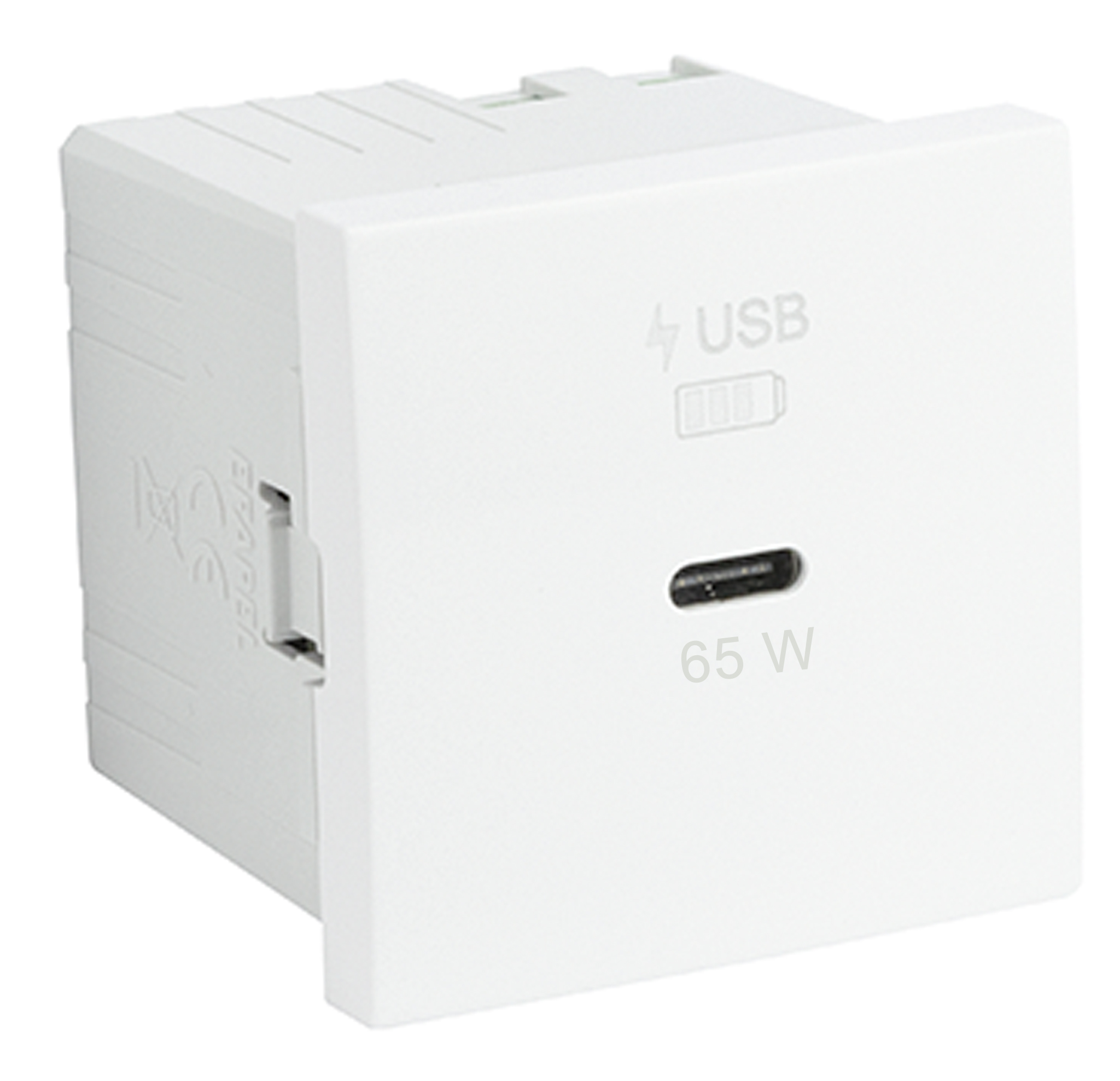 USB Charger Type C Power Delivery 65 W - 2 Modules