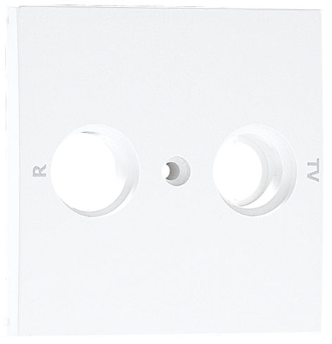 Cover Plate for R - TV Socket Multibrand 2 Outputs