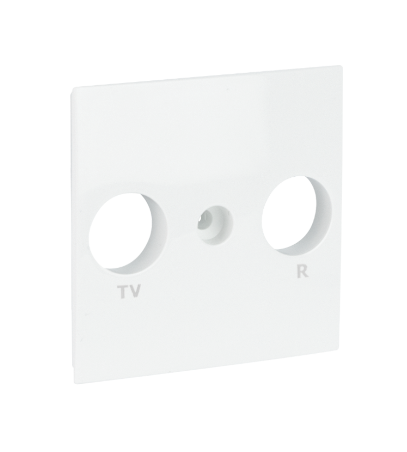 R-TV Socket Plate Multibrand - 2 Modules