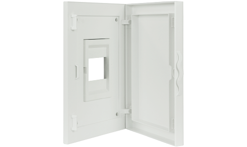 Intérieur et Porte pour Tableau à encastrer - 4 MODULES (1 x 4)