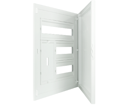 Interior e Porta para Quadro de Embeber - 44 Módulos (2x12+1x20)+DCP